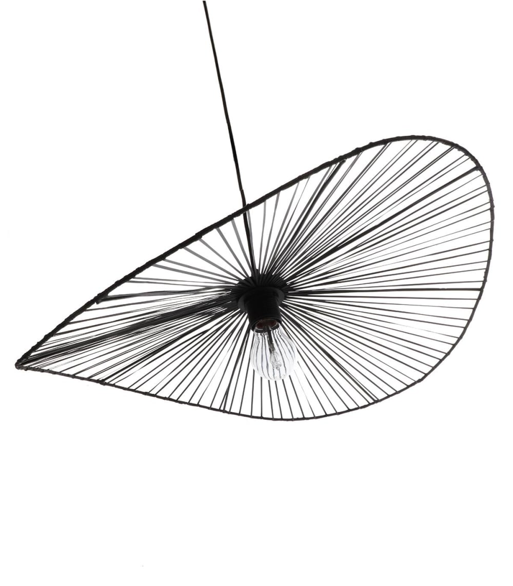 Suspension en polypropylène recyclé noir, h. 9,50 cm — vue 3