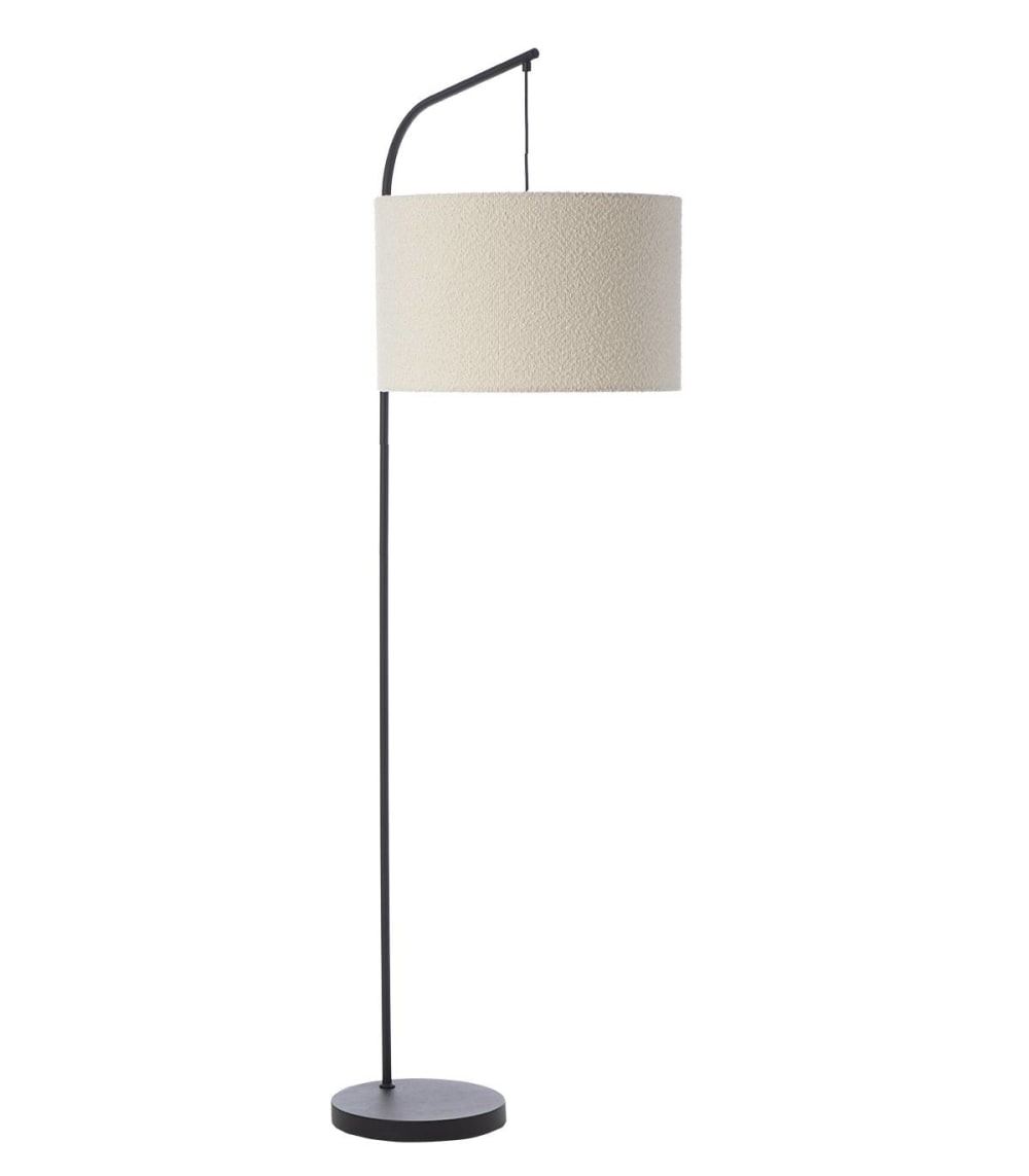 lampadaire+en+textile+blanc,+h.+170+cm