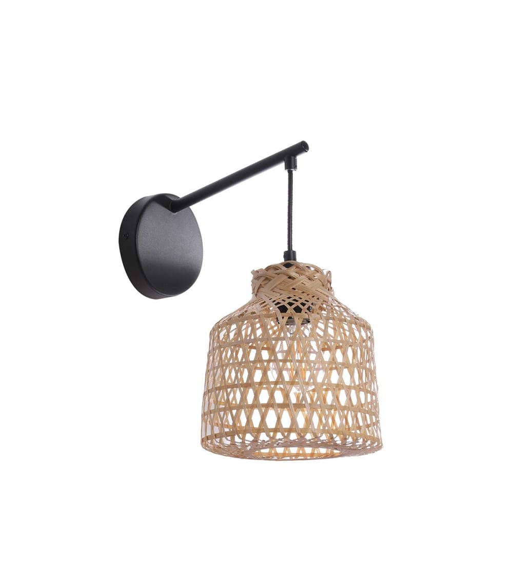 Applique en bambou naturel, h. 36 cm