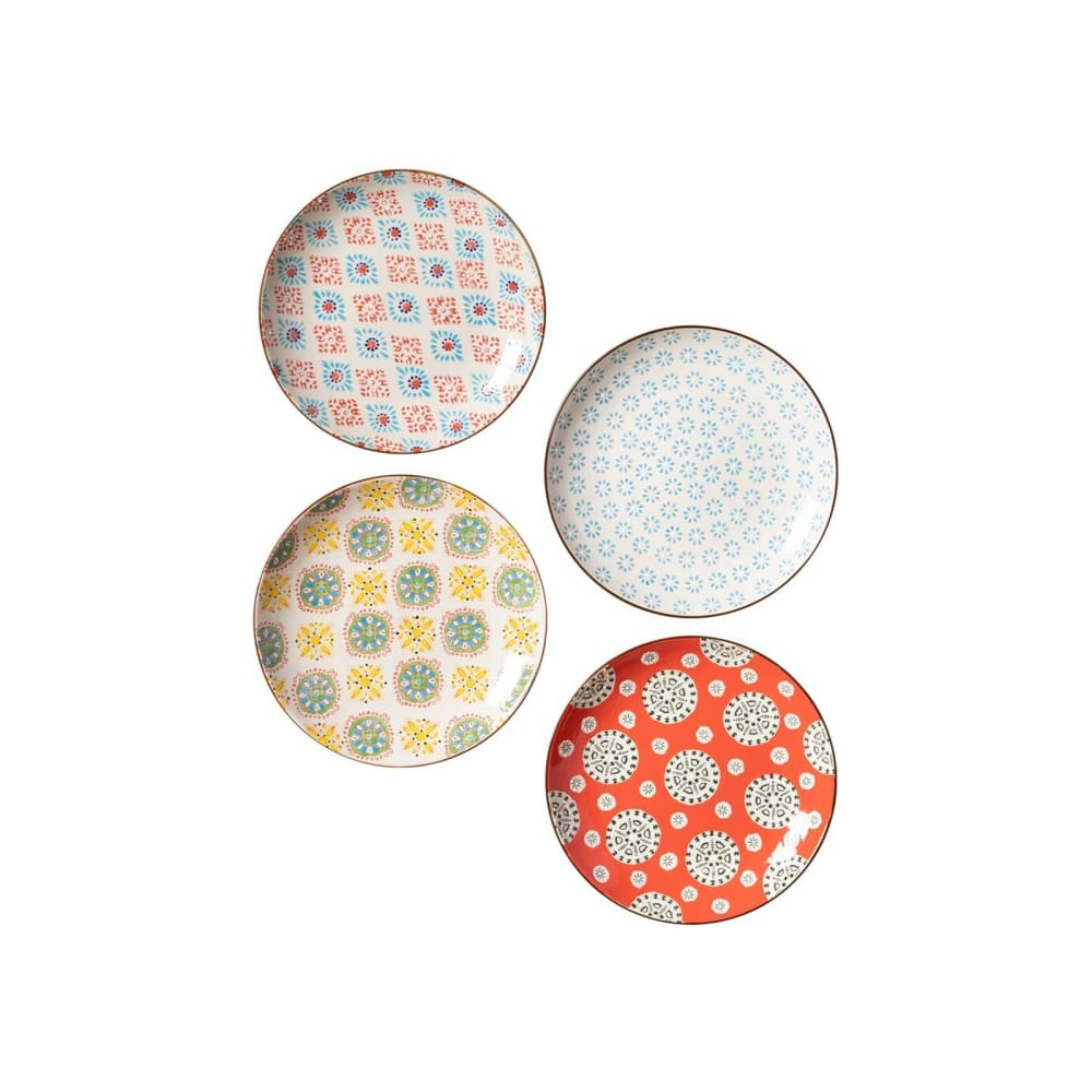 Lot de 4 assiettes en