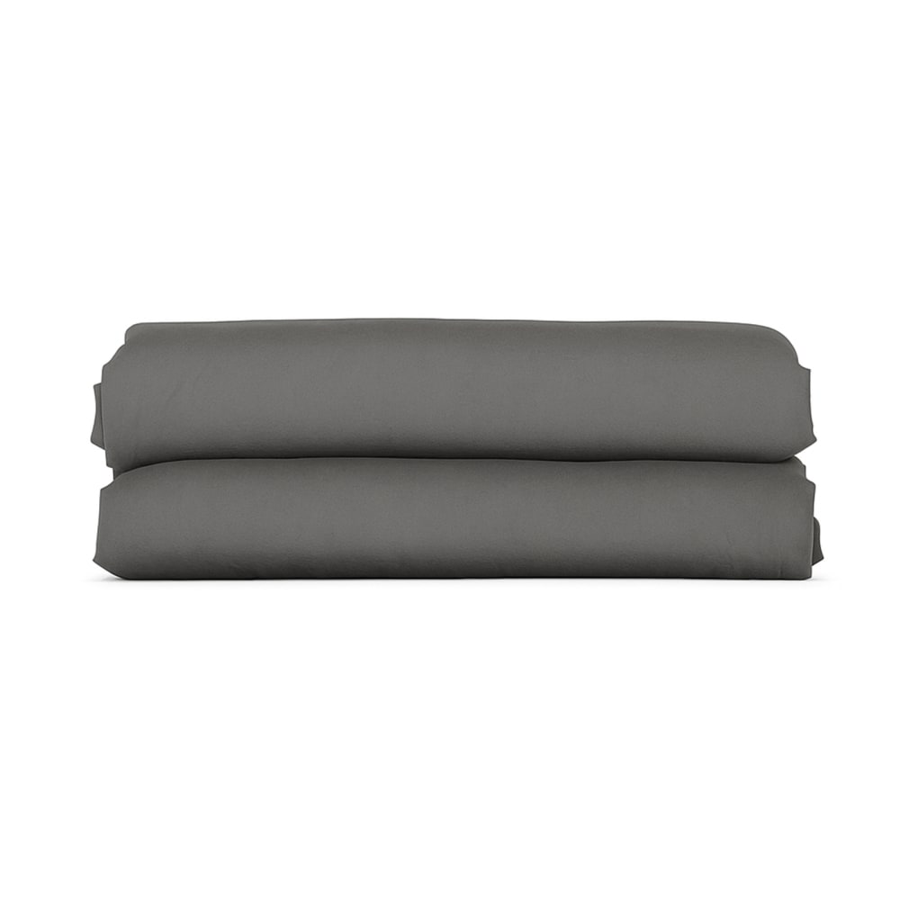 Spannbettlaken 200x200 cm Grau - Maisons Du Monde