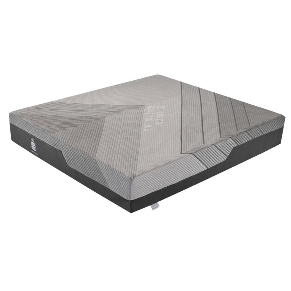 Reca Bedding Matratze Taschenfederkern mit Topper, abnehmbar 140x190 cm Grau Öko-Tex Zertifikat Stoff