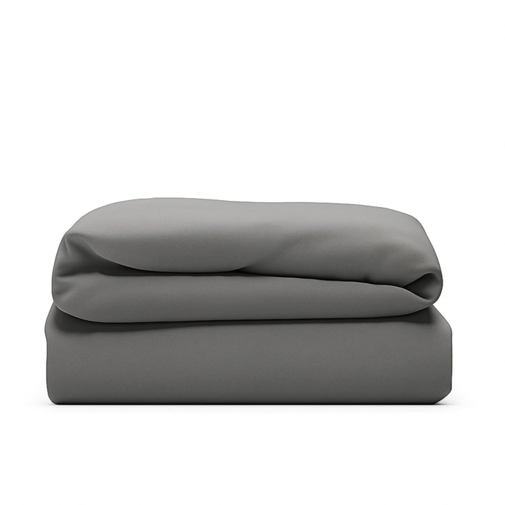 Bettbezug 200x200 cm grau - Weich, - Maisons Du Monde