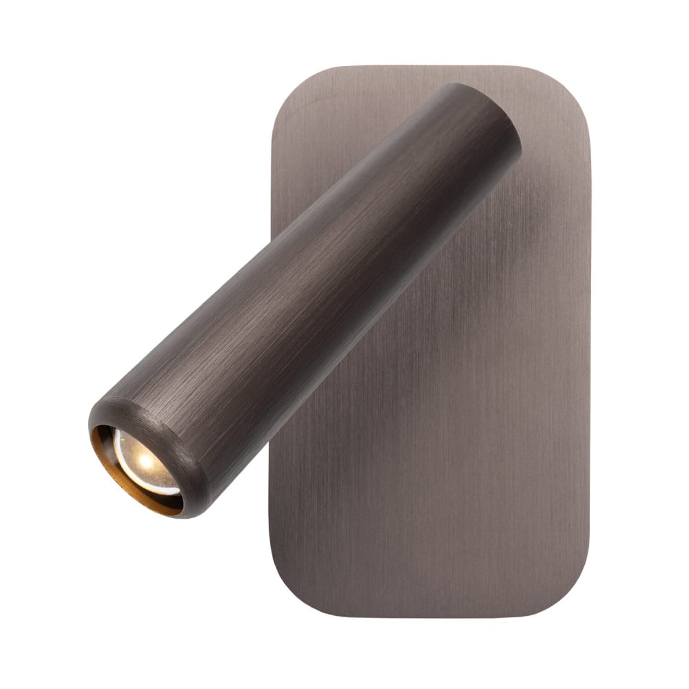 Applique murale led en métal brun bronze avec direction réglable — vue 4