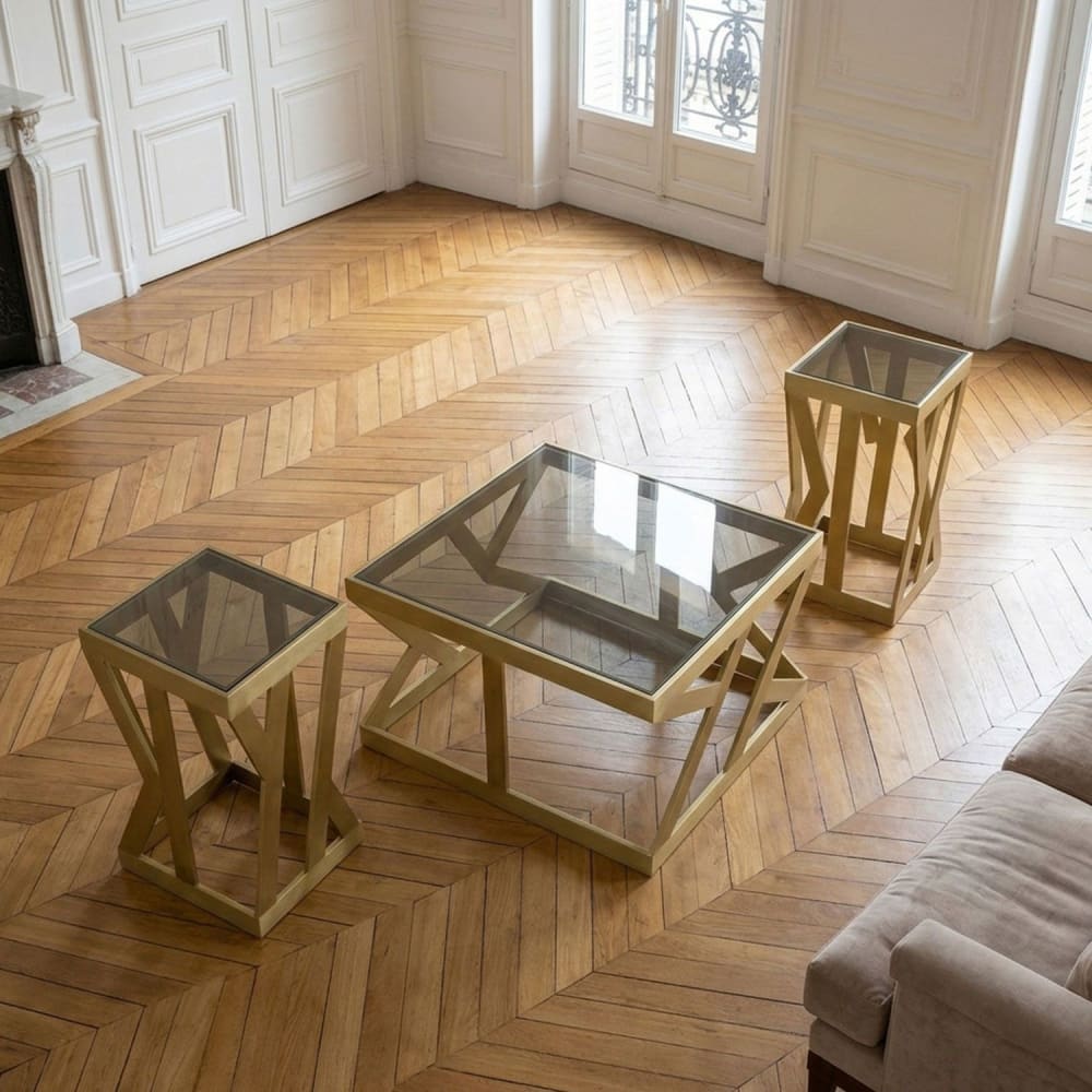 Ensemble de 3 tables