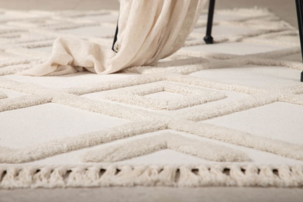 Teppich Towa 160*230cm, Weiß - Maisons Du Monde