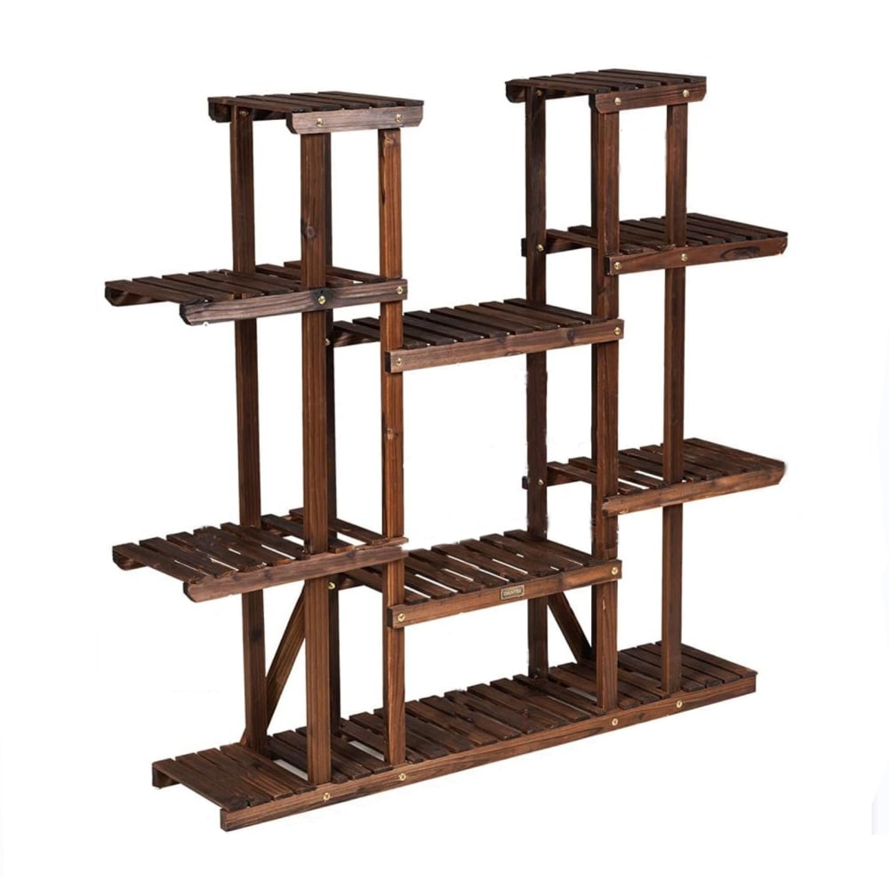 Supports de pots en bois - plantes