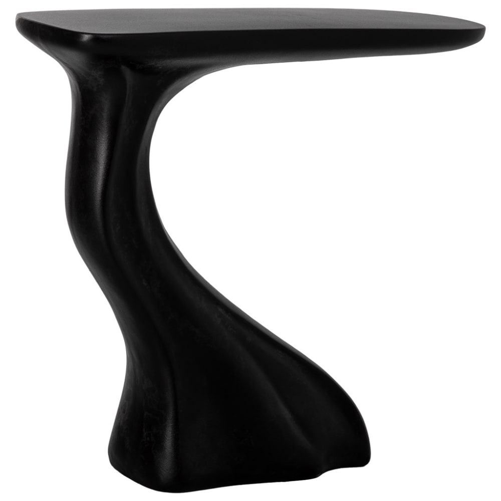 Recibidor de madera y metal negro 98x26x85h cm