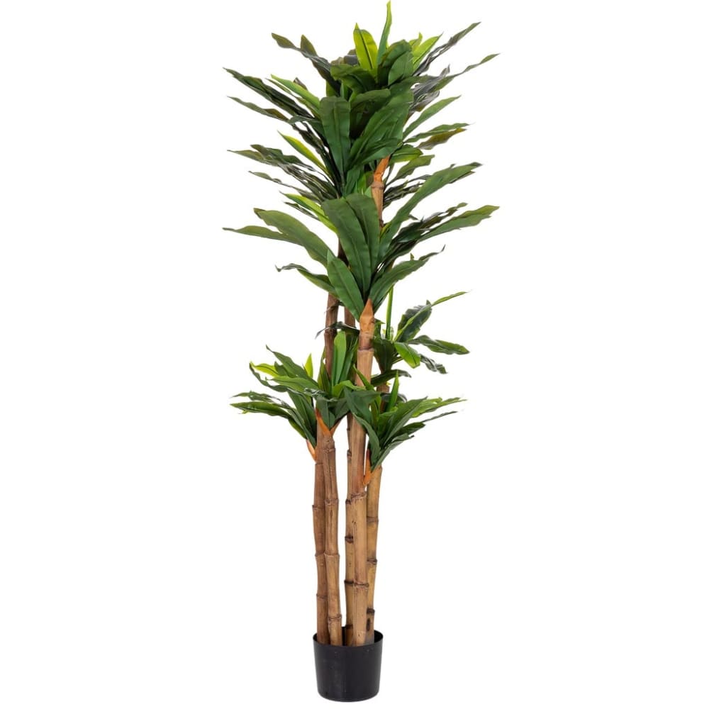 Planta dracaena decorativa artificial en maceta 40x30x150h cm