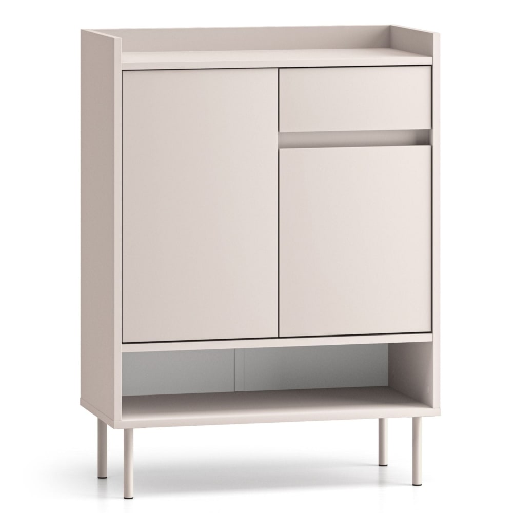 Selsey Schuhschrank mit Fächern und Schublade, Kaschmirgrau, 70 cm style modern Taupe Spanplatte