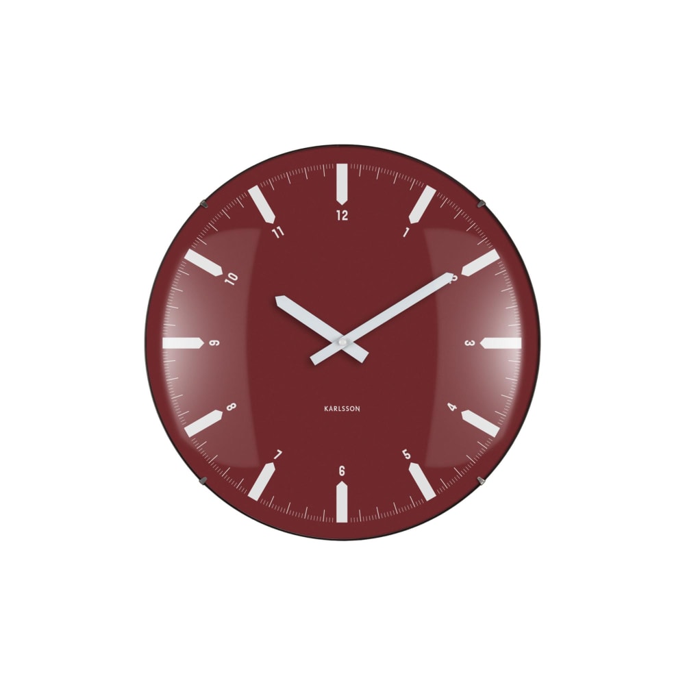 Horloge murale rouge 35x35x35cm Horloge murale rouge 35x35x35cm
