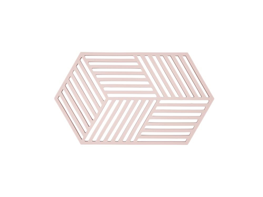Dessous-de-plat en silicone rose 24 x 14 x 0,9 cm