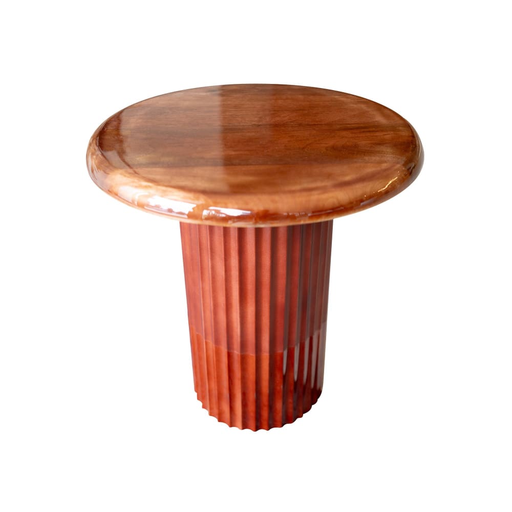 meuble d'appoint strié