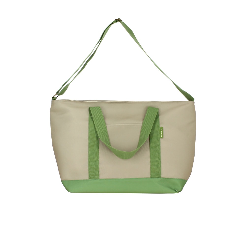 Sac en tissu isotherme beige et olive 26L - Maisons du Monde
