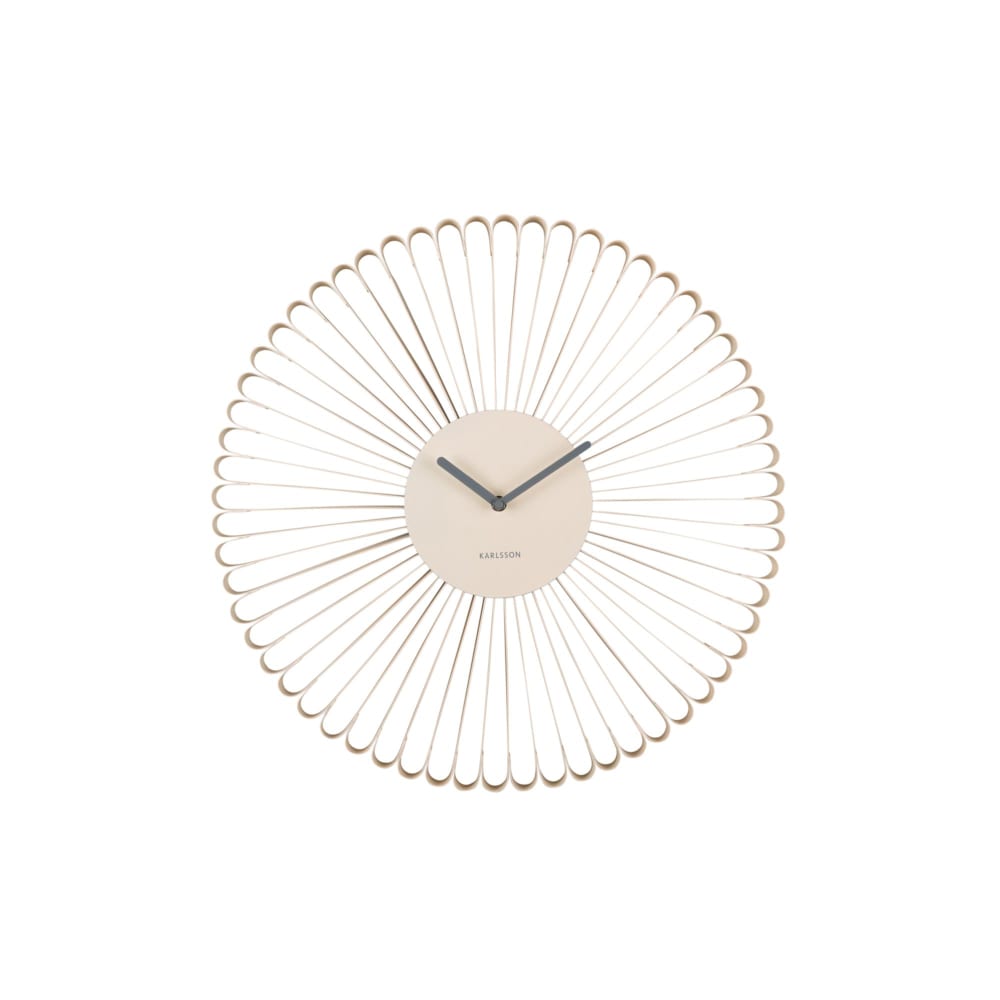 Horloge murale métal blanc 50x50x50cm