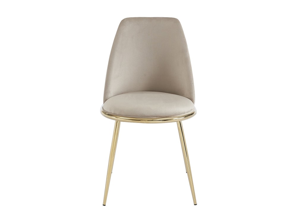 Lot de 2 chaises  beige