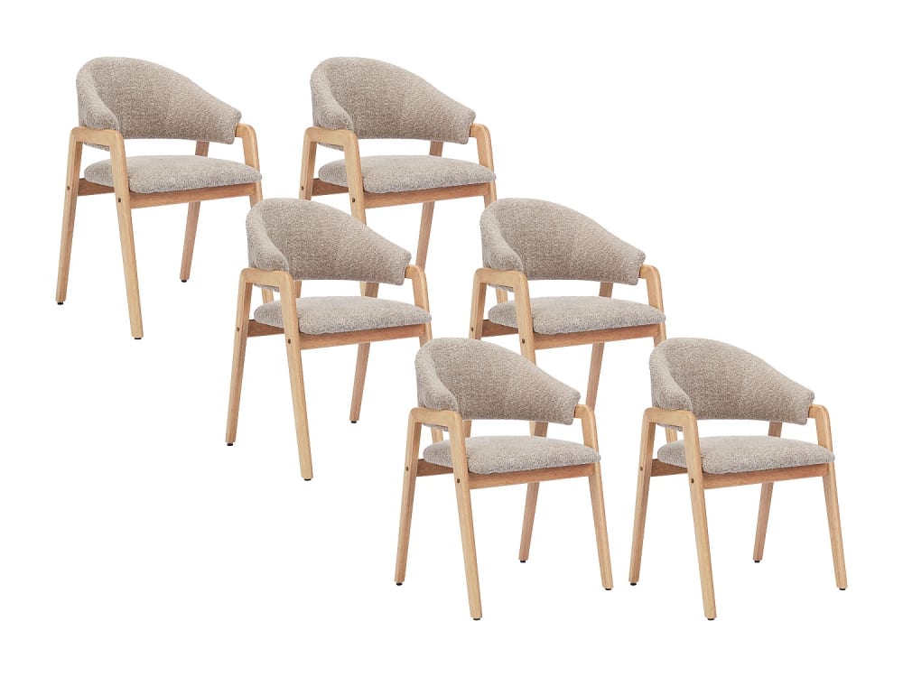 chaise polyester taupe