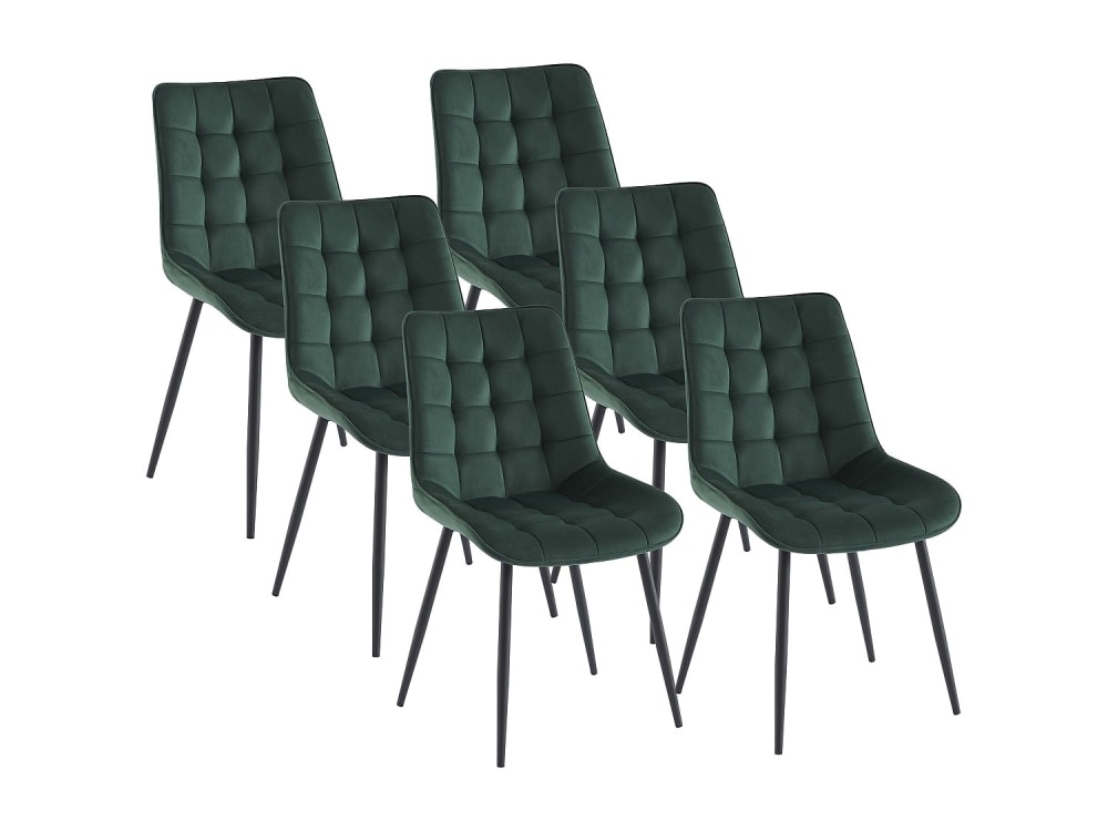 Lot de 6 chaises matelassées