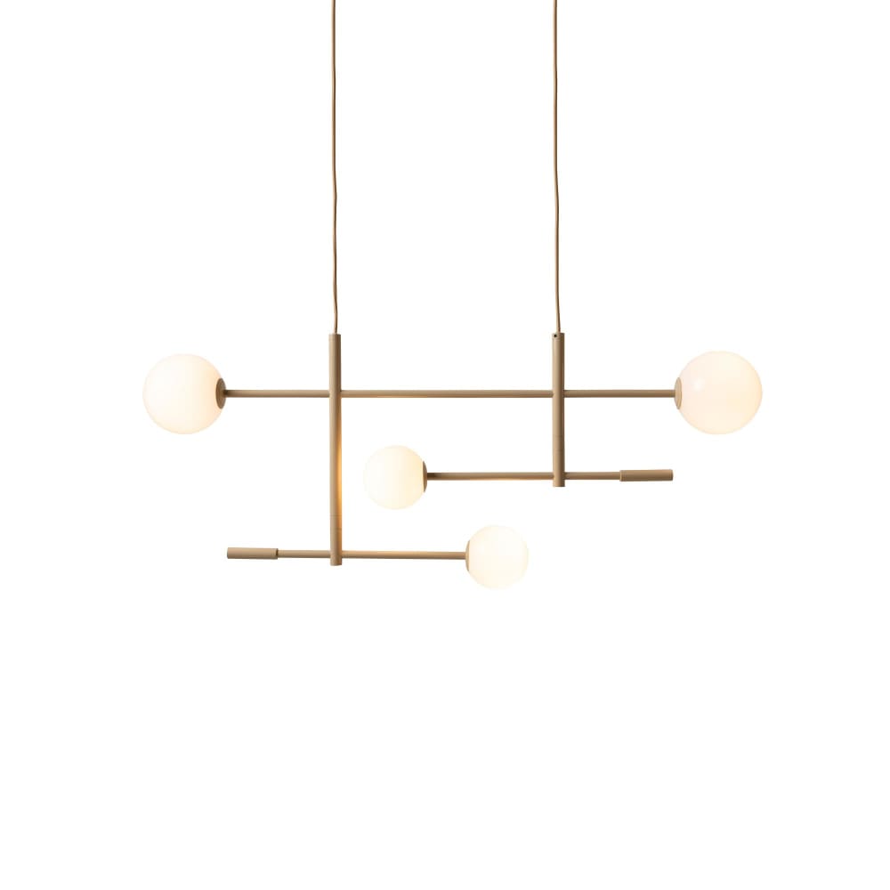 Suspension métal beige 97x13x215cm