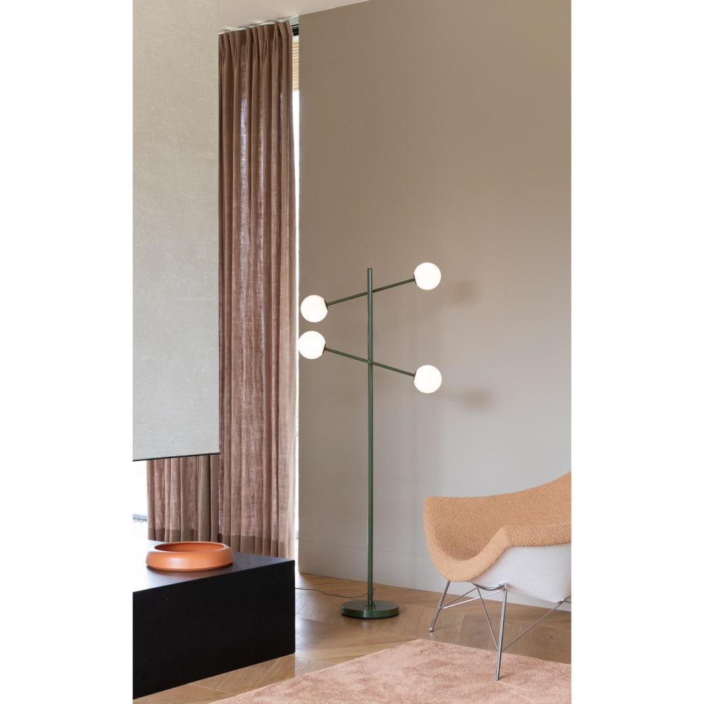 Lampadaire métal vert 48x26x170cm — vue 3