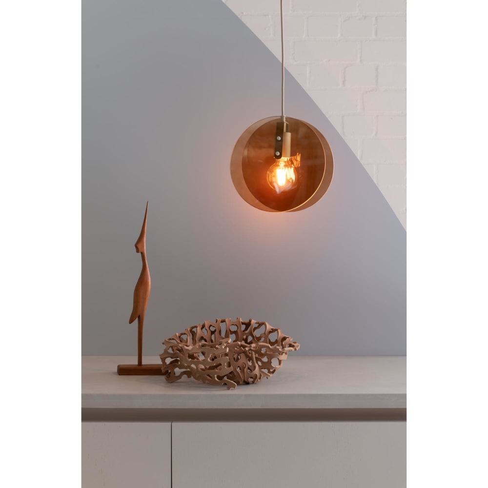 Suspension métal brun 22x25x278.5cm — vue 3