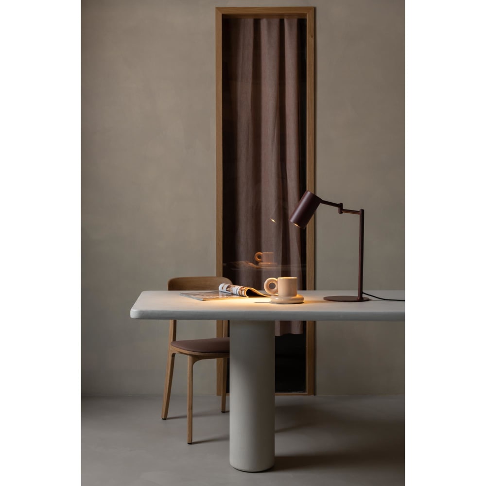 Tischleuchte aus Metall, rot, 35x20x47.5cm - Maisons Du Monde