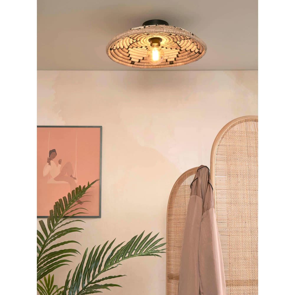 Plafonnier herbe de mer naturel ø45cm — vue 3