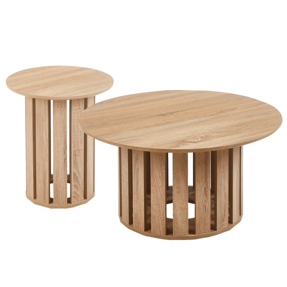 Ensemble de 2 tables