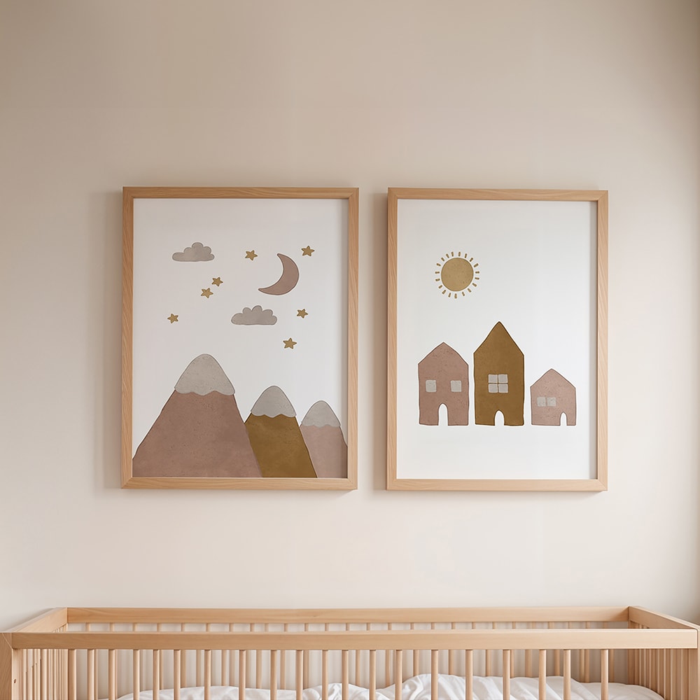 set de 2 posters 117 30x40 cm