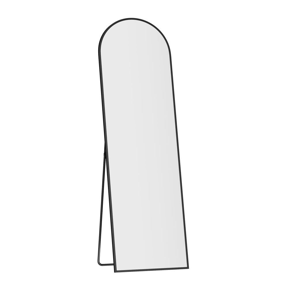 Miroir intégral 150 x 40 cm verre trempé pour chambre salon noir