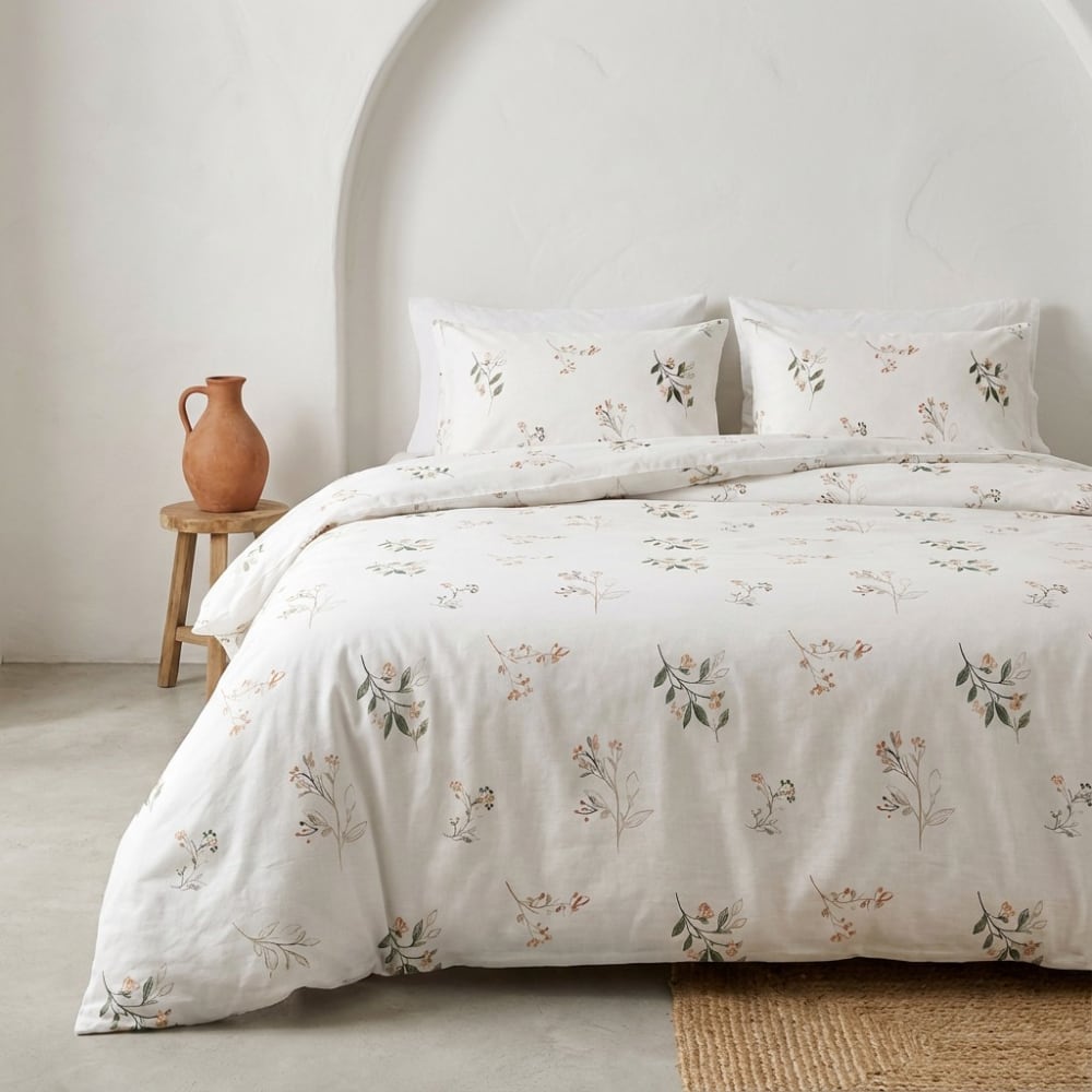 Housse de couette 100% coton  150x220 cm + 45x110 cm