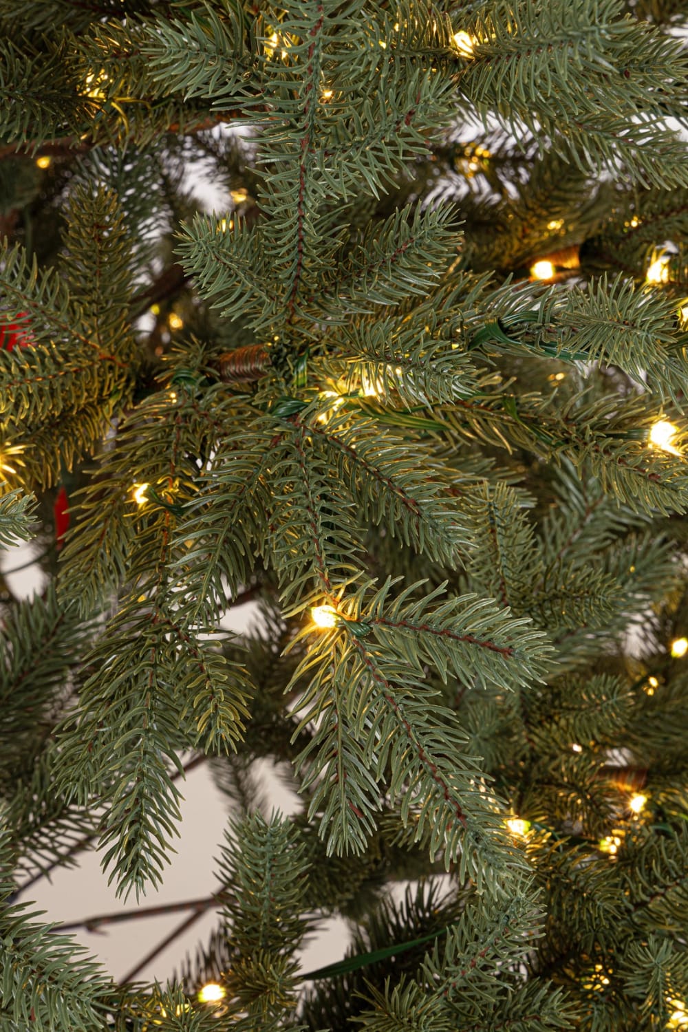 Sapin de Noël en polyéthylène H210, 3431 branches, 1000 microleds