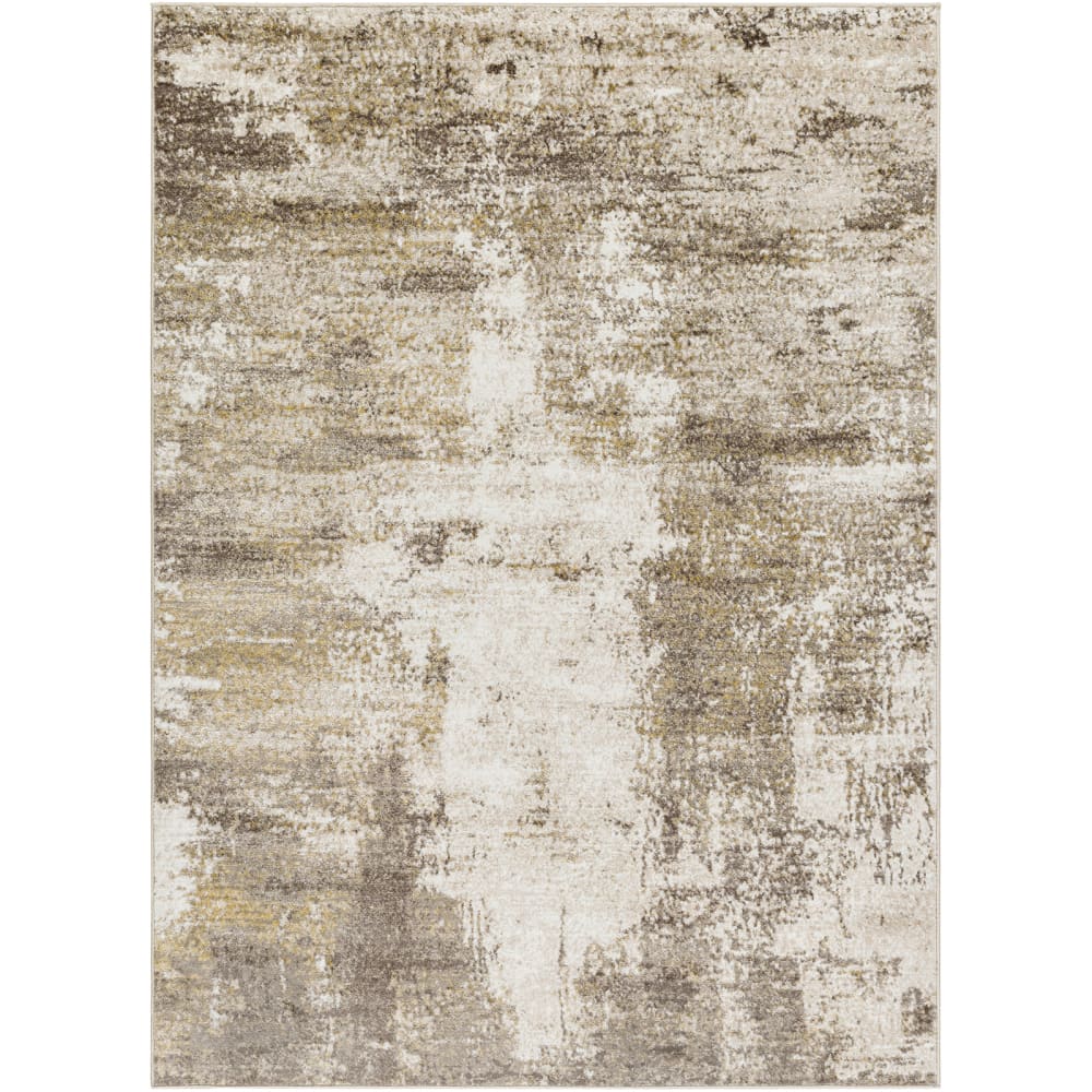 Tapis abstrait moderne marron clair 200x275