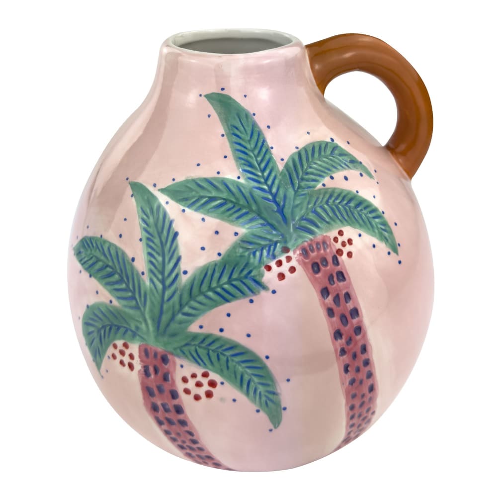 Vase en céramique rose pastel Unique