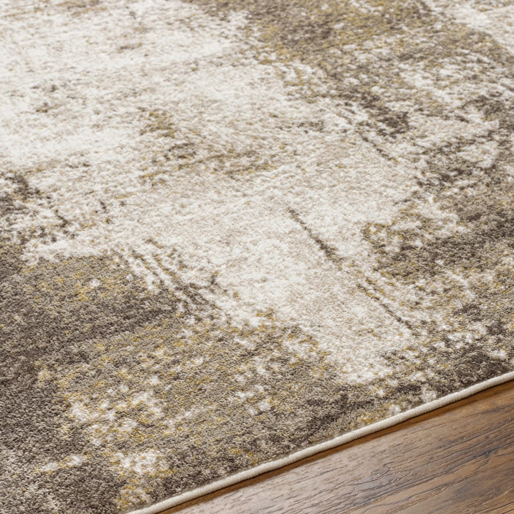 Tapis abstrait moderne marron clair 160x213 — vue 4