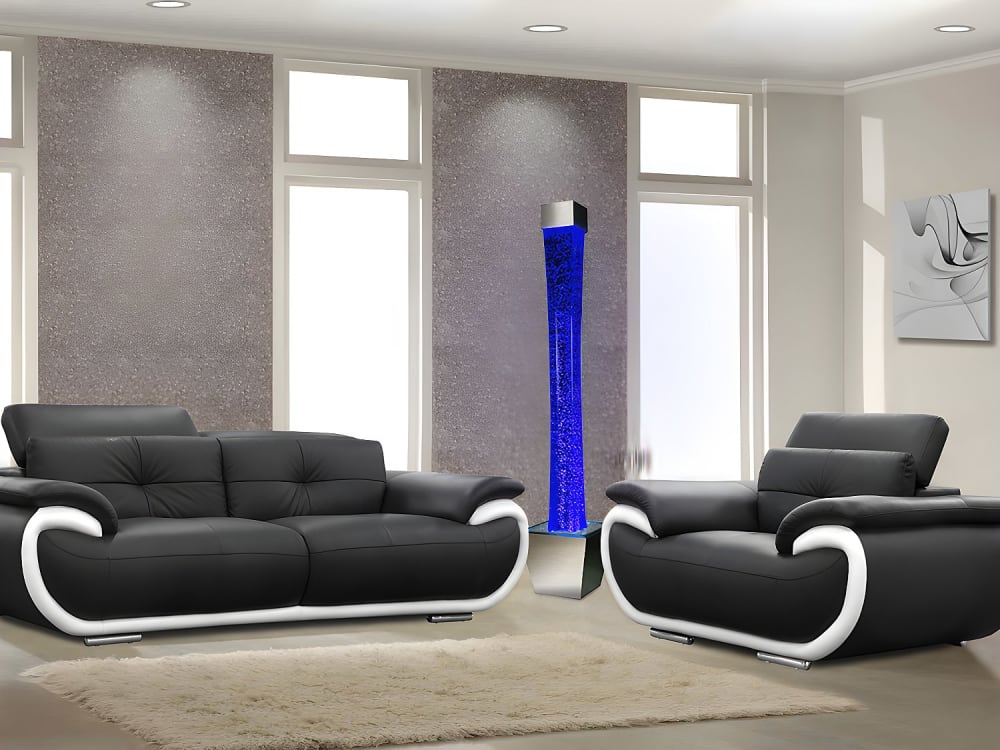 Colonne à bulles acier inoxydable argenté — vue 4