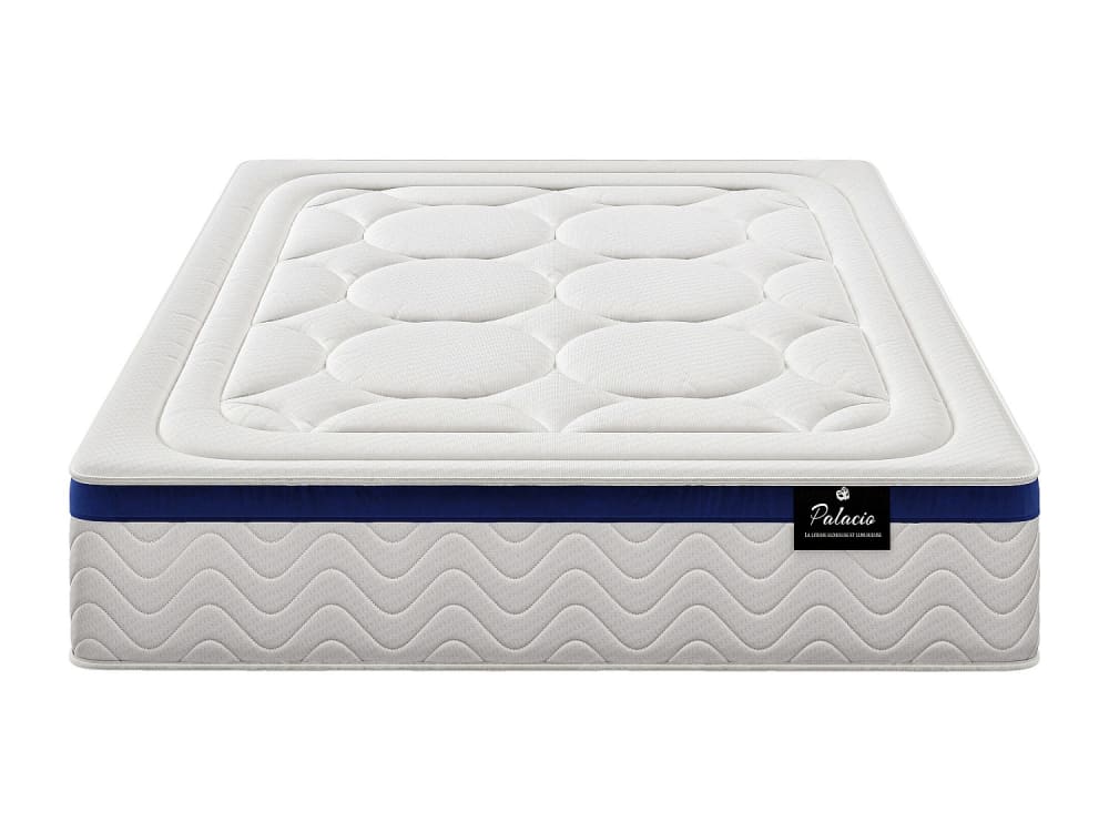 Matelas classique polyester blanc 140 x 190 Matelas classique polyester blanc 140 x 190