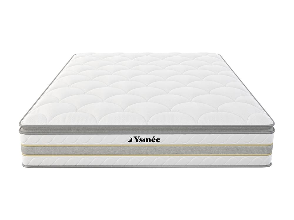 Matelas classique microfibre blanc 160 x 200 cm