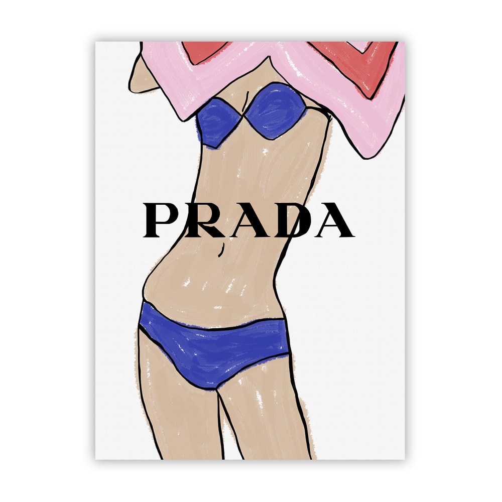 Poster Lab Poster prada, 30x40 cm Mehrfarbig Papier