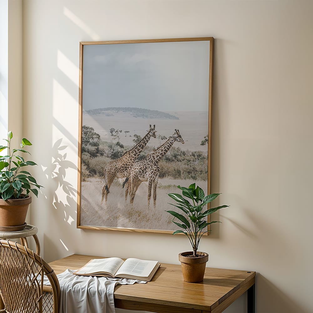 Poster giraffe, 30x40 cm - Maisons Du Monde