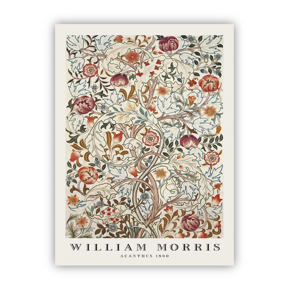 Poster Lab Poster acanthus, 30x40 cm Mehrfarbig Papier
