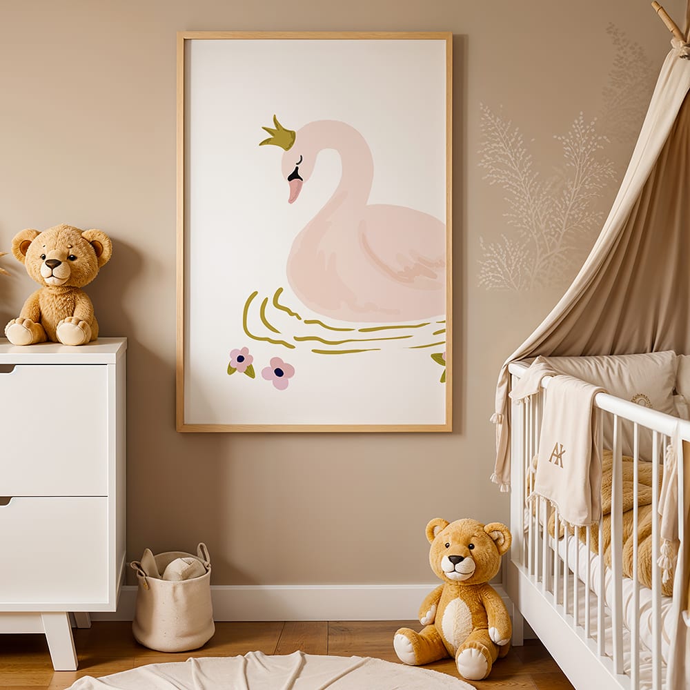 poster cisne 50x70 cm