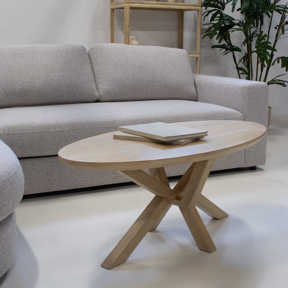 Couchtisch aus Mangoholz 120cm, natur - Maisons Du Monde
