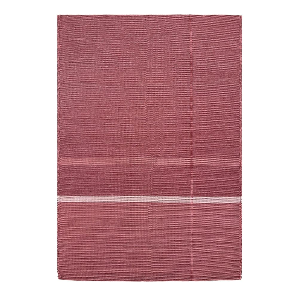 Tapis en fibres recyclées - main