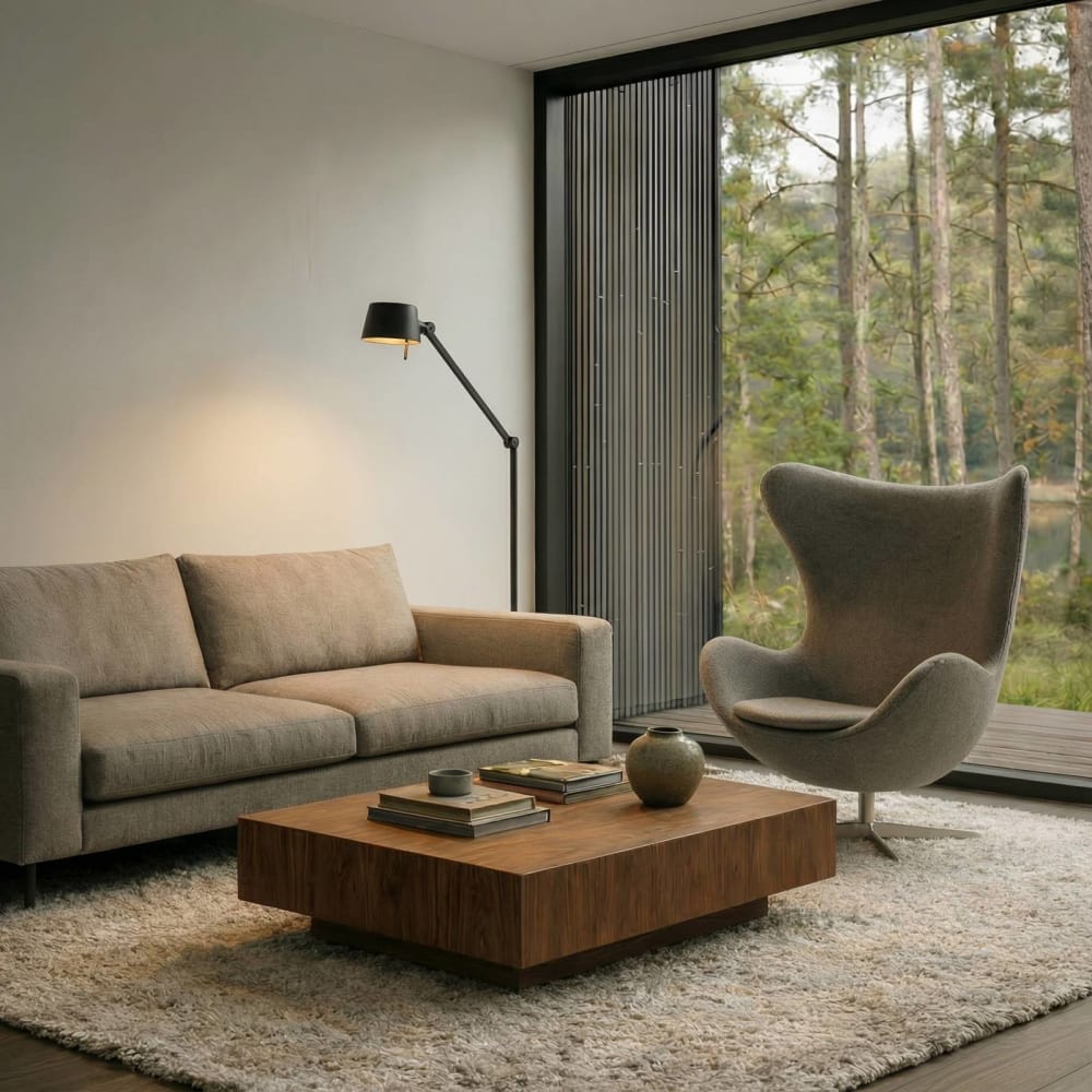 Stehlampe aus Metall, schwarz - Maisons Du Monde
