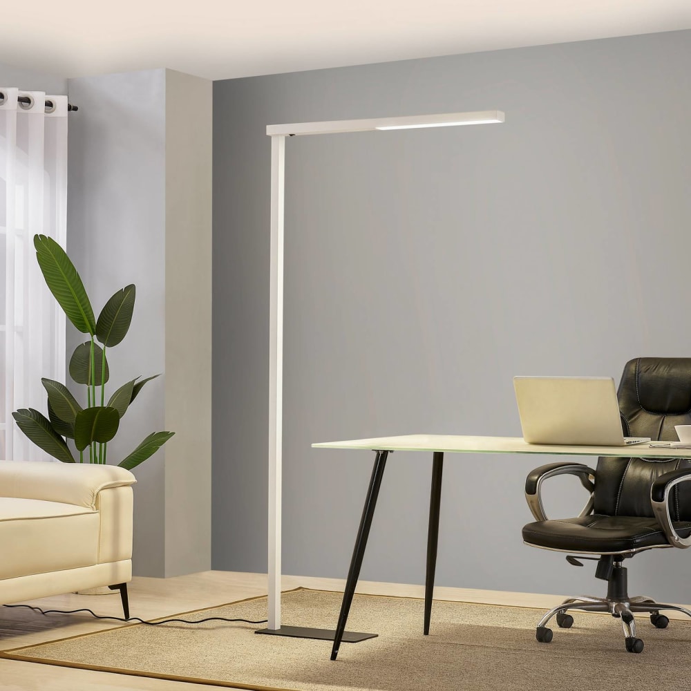 Bürostehleuchten aus Aluminium, weiß - Maisons Du Monde