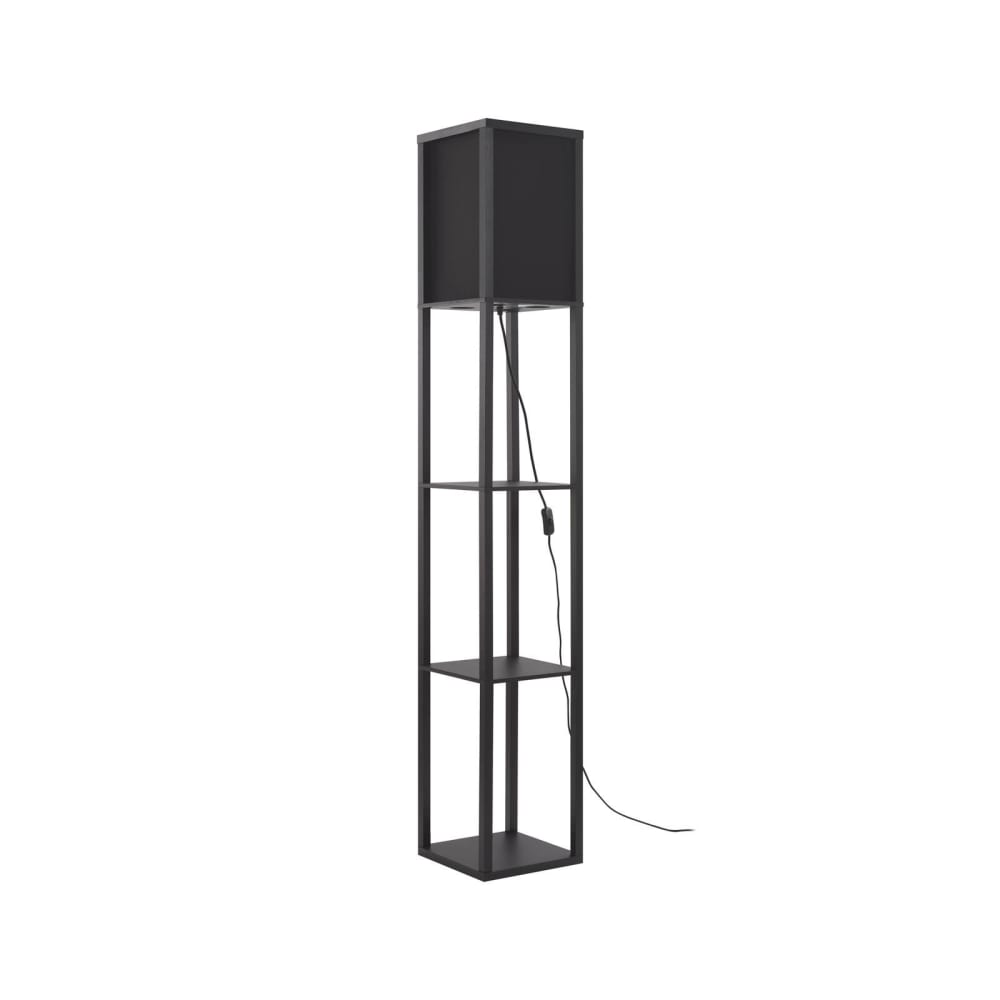 Lindby Stehlampe aus Holz, schwarz style modern - Holz