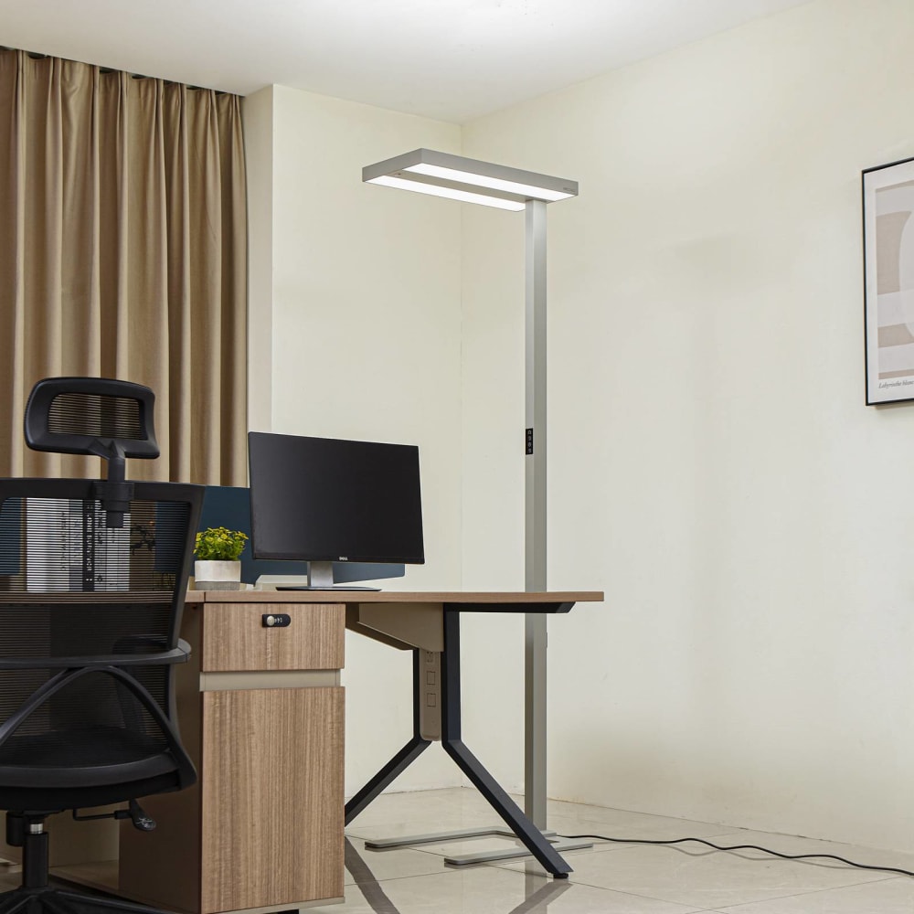 Bürostehleuchten aus Aluminium, grau - Maisons Du Monde