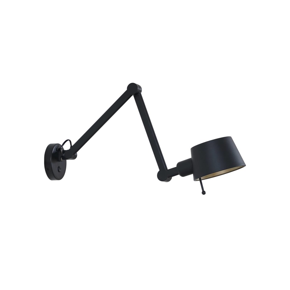 Lucande Wandleuchte, Wandlampe Innen aus Metall, schwarz style modern - Metall