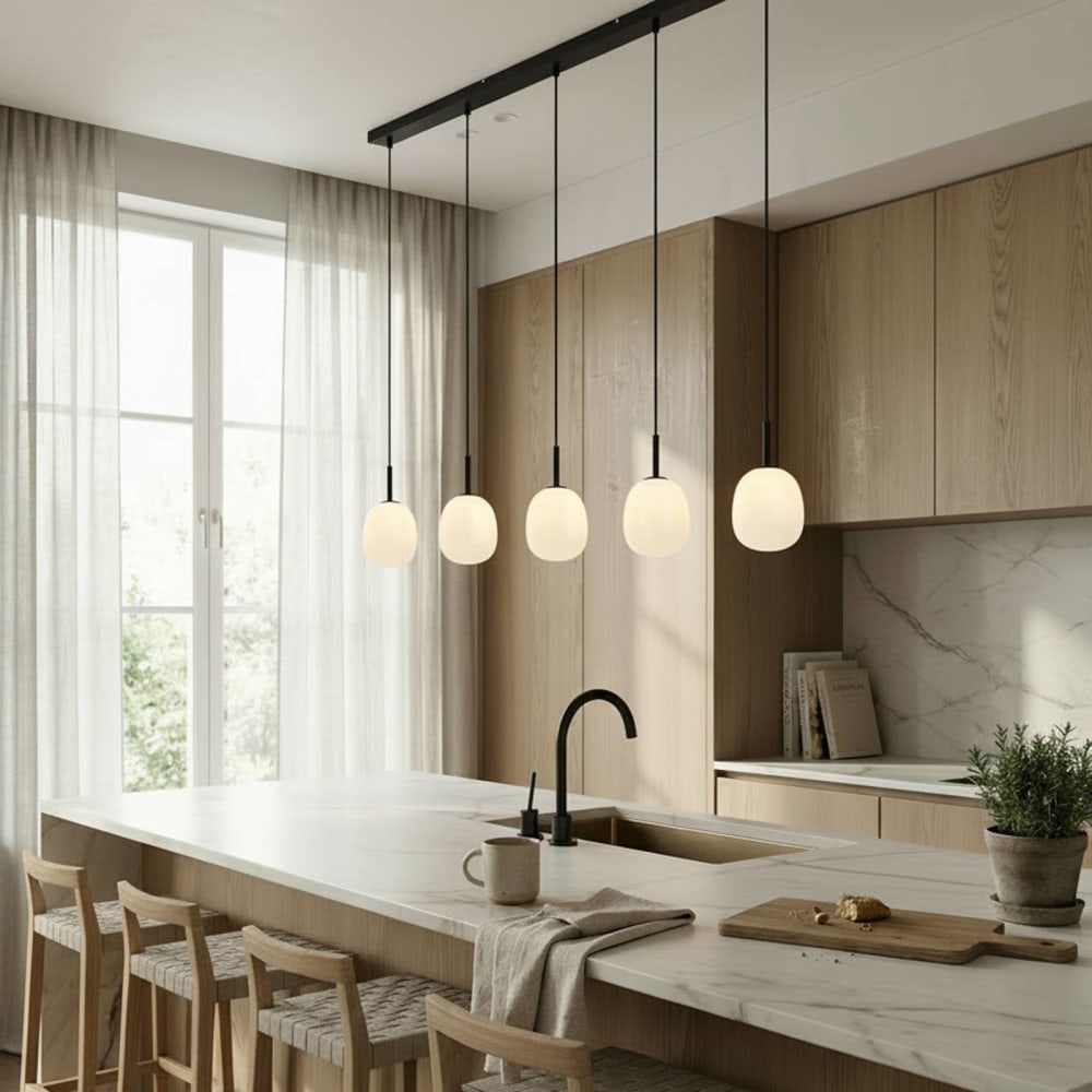 Pendelleuchte aus Glas, schwarz - Maisons Du Monde